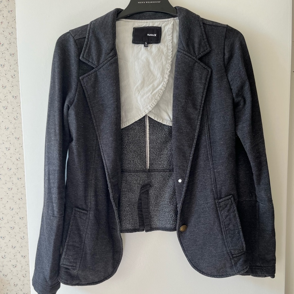 Hurley Charcoal Blazer Jacket